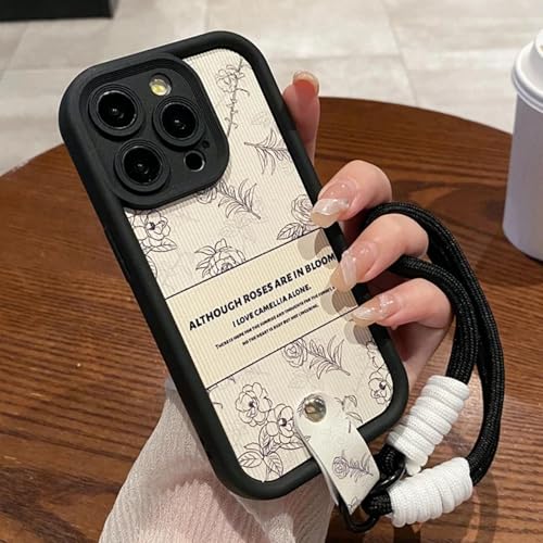 Étui antichoc iPhone 13 silicone dragonne coque de protection souple