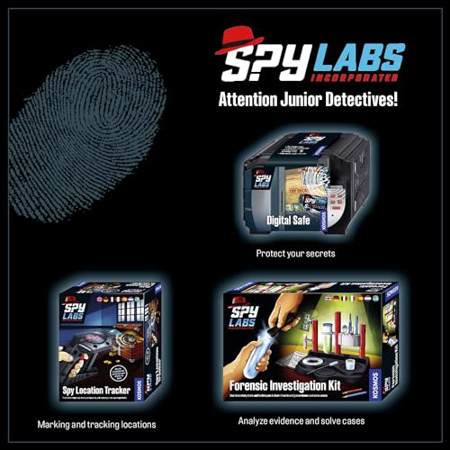 KOSMOS 617257 Spy Labs Incorporated Spy Location Tracker, Track Your Suspects, Detective Toys for Children, Multilingual Instructions in DE, EN, F, IT, ES, NL