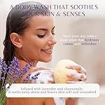 Lavender Relaxing Body Wash with Chamomile Oil & Vitamin E, Aromatherapy Bath, Stress Relief Shower, Natural Body Wash for All, Dry & Sensitive Skin, 16 fl oz (Pack of 2) - Image 3