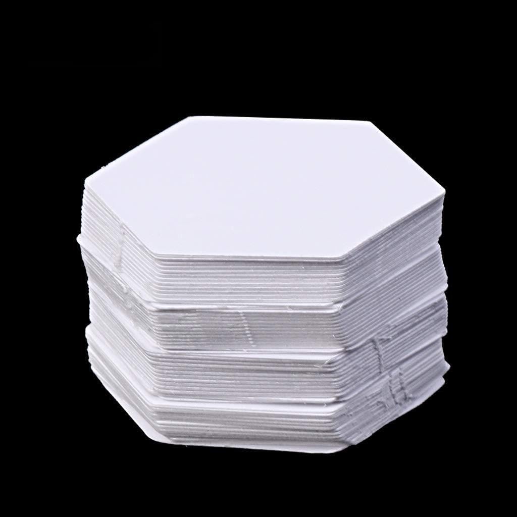 Lerpwige 100Pieces 22mm Paper Cutout Quilting Templates Hexagon Paper Template Sewing Accessory For Quilting Patchwork Craft Sewing Craft