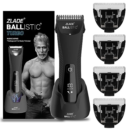 Zlade Ballistic Manscaping Trimmer For Men Body, Groin, Pubic Hair