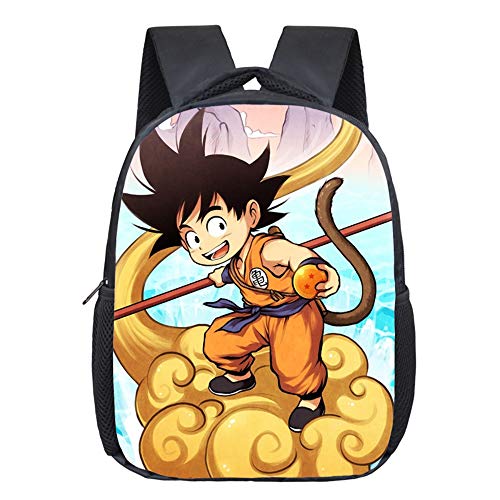 12 Pulgadas Anime Dragon Ball Niños Bolsos Escolares Sun Goku Niñas Kindergarten Impresión