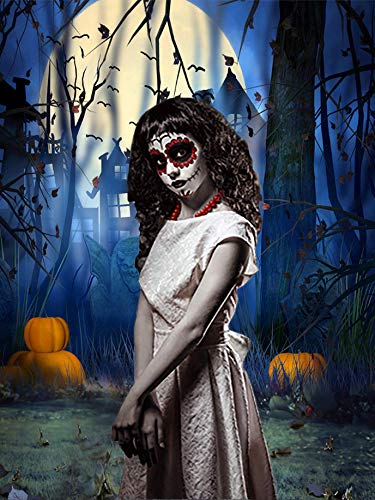 BDDFOTO Halloween-Fotohintergrund, 1,5 x 2 m
