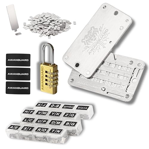 AWANGUARD Premiere Basic Plus - Bitcoin Steel Wallet...