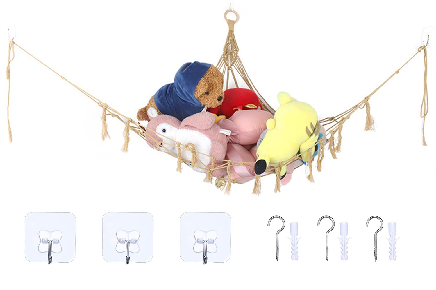 Rangement Peluche Filet Hamac Jouet, Filet Rangement Soigné, Sac