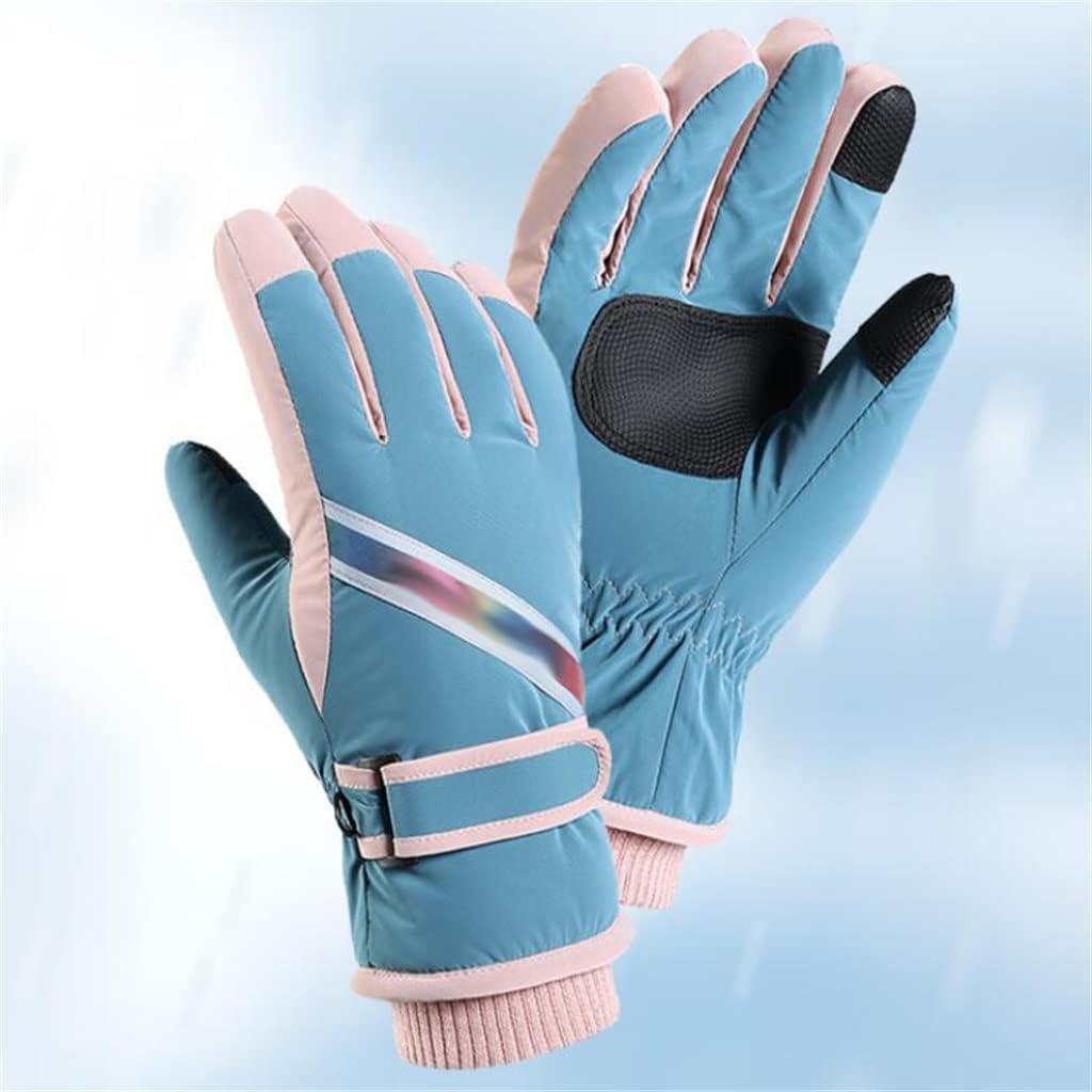Ski Gloves Touch Screen Riding Finger Warming Adjustment Wrist Fleece