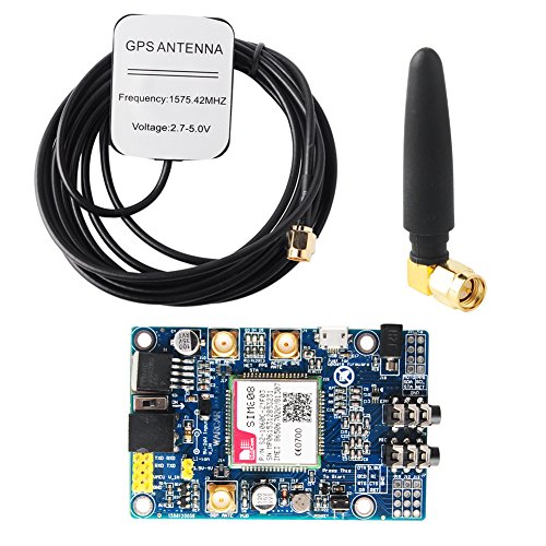 SIM808 Module GSM GPRS GPS Development Board + IPX SMA GSM GPS Antenna Support 2G Network for Arduino Raspberry Pi Geekstory