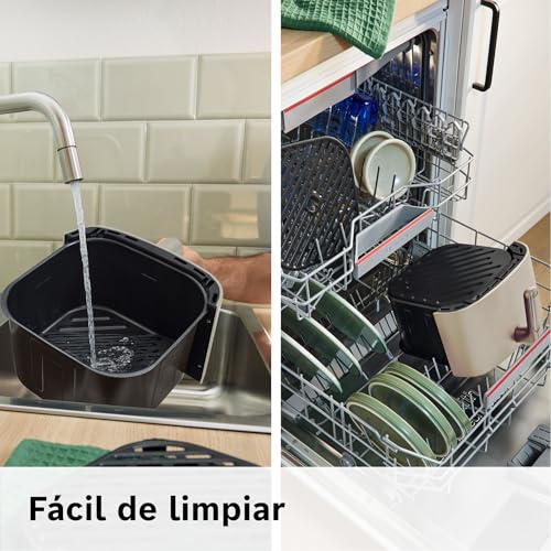 Miniatura 6 de Bosch, Freidora de aire Serie 4, 6.1L, Doble calor, Crema, MAF462C0