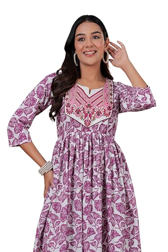 Image of Deavish Women Rayon Printed Full Length Fit & Flared Western Maxi Dress | Maxi Dress for Women