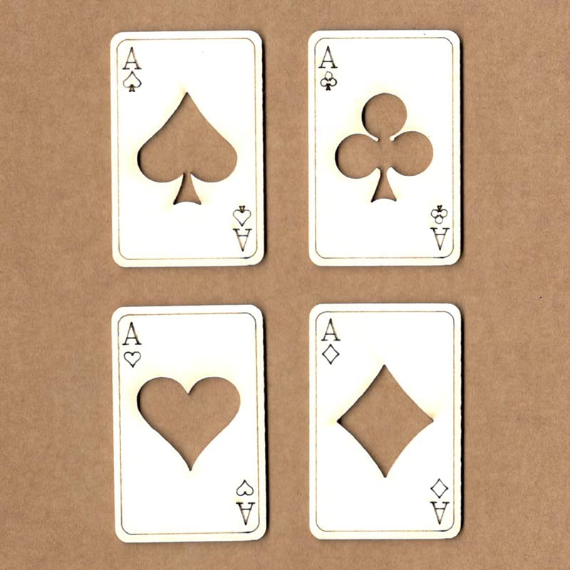 KORA projects - Chipboard - Cartas – Silueta de cartón prensado para Scrapbooking y Manualidades