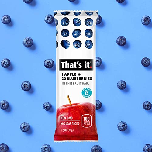 That'S It. 8012V1 Variety Pack 100% Natural Real Fruit Bar, Best High Fiber Vegan, Gluten Free Healthy Snack thumb #8