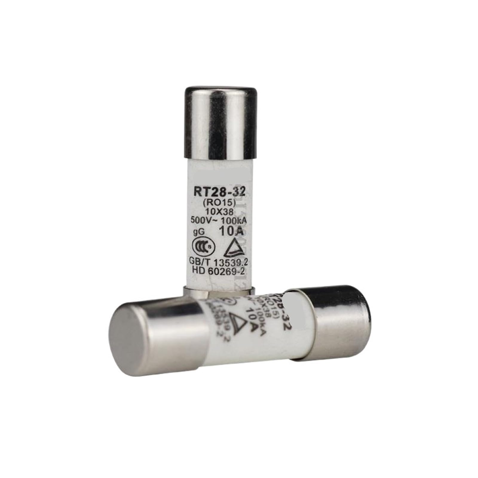 Fusible cerámico de acción rápida, 10 uds/lote x 38 mm RT28-32 (RO15) Fusibles cerámicos Kit surtido 2A/4A/6A/10A/16A/20A/25A/32A (4A)(10A)