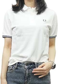【美品】フレッドペリー　ポロシャツ　半袖　ホワイト　91cm 36 レディース 美品】フレッドペリー ポロシャツ 半袖 ホワイト 91cm 36