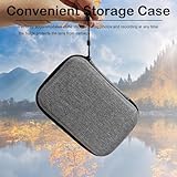 KZIOACSH Case for RG36 Pro/R36 Pro/R36S/G35XX/RG353V, Full Protection Full Body Protection Waterproof Shockproof EVA Handheld Game Console Travel Storage Box,Grey - Image 7