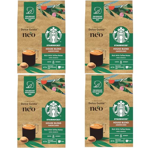 ネスカフェ ドルチェ グスト ネオ専用 スターバックス ハウスブレンド 12P×4袋,ポッド,アメリカーノ スタイル抽出(200ml),ブラックコーヒーのサムネイル