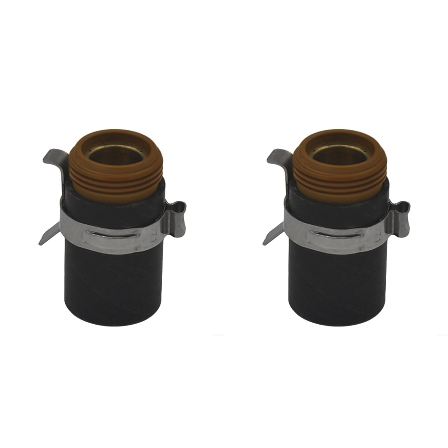 Ctrlzs Black 2X 220953 Ohmic Retaining Cap For Pmx 45Xp, 65, 85, 105 Plasma Cutting Torch - Polymer