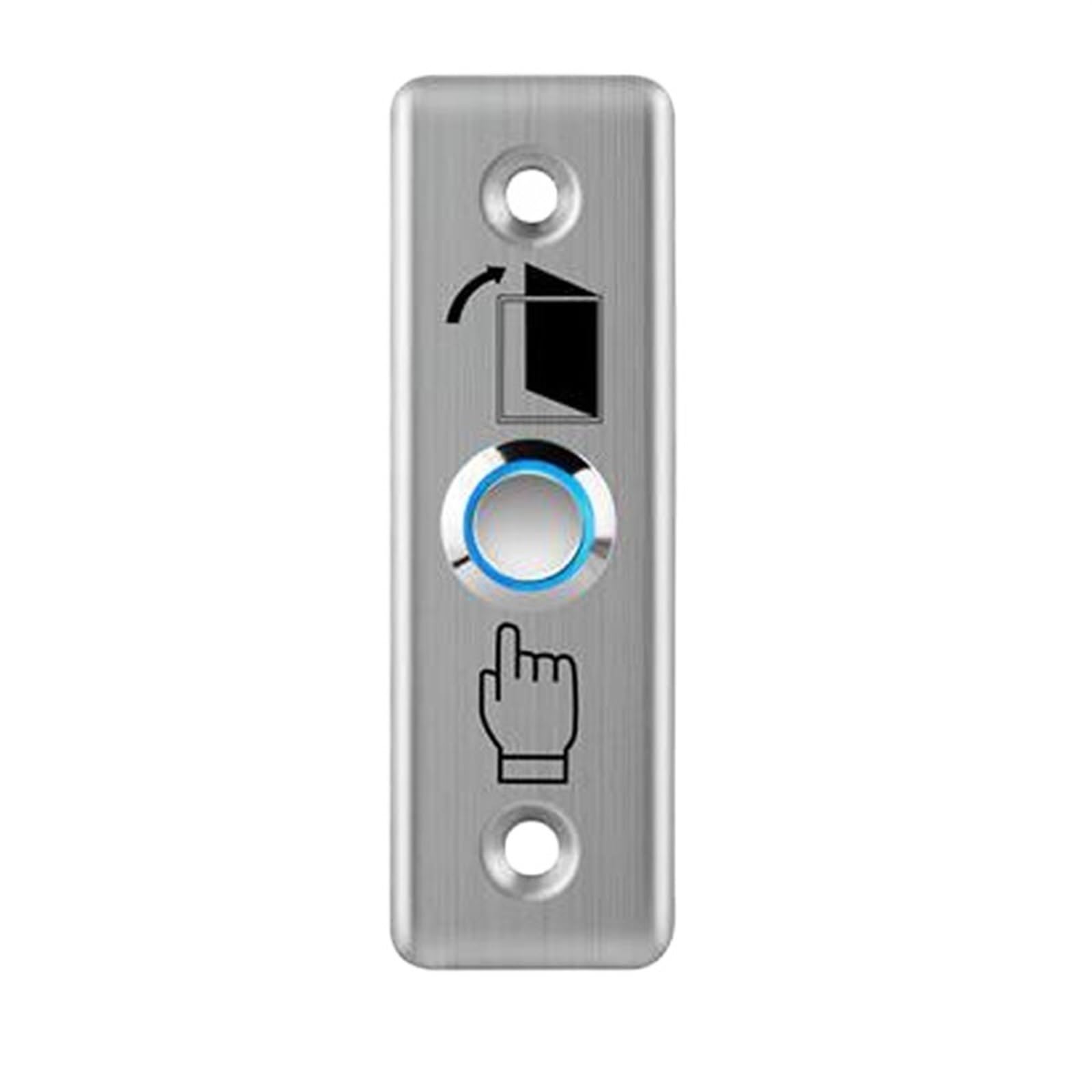 Pulsante di uscita in acciaio inossidabile Interruttore a pressione Sensore di apertura della porta for il controllo degli accessi con serratura magnetica(No Backlight)