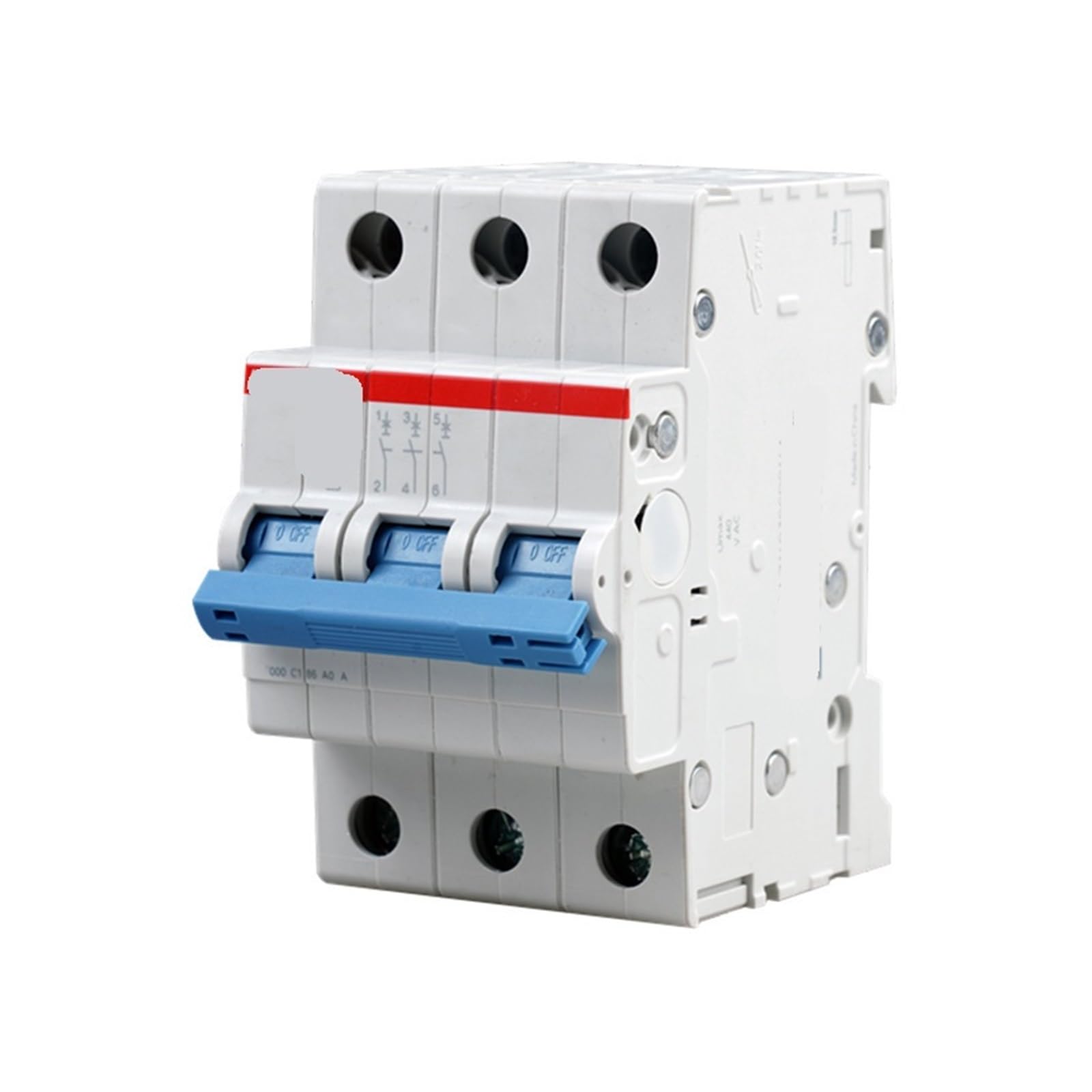 Disyuntor miniatura SF203-D32 SF200 de 32 amperios para protección en cuadros eléctricos trifásicos