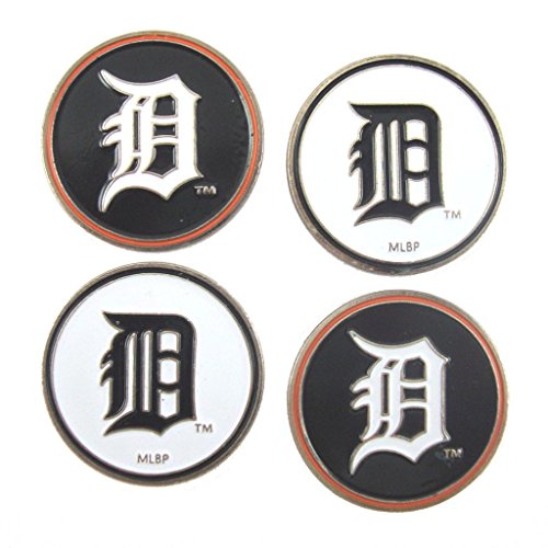 Detroit Tigers Mlb Golf Ball Markers 4-Pack #TOP6