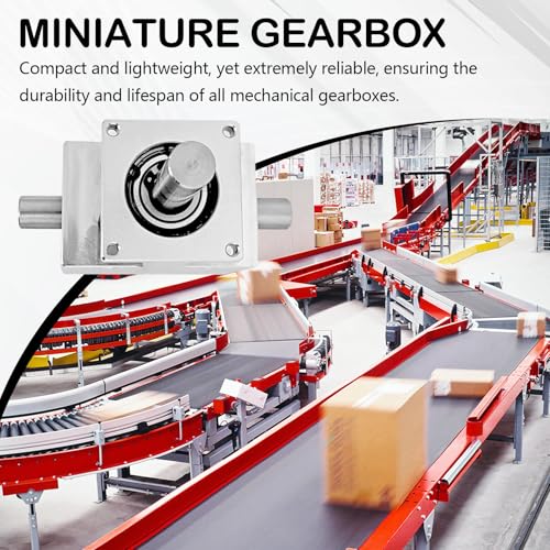 Rechtwinkliges Konisches Kegelradgetriebe, Kleines Winkelgetriebe 90 Grad 1:1 Spiralkegelrad Welle 12mm Differential 19 Zähne Kegelrad Doppelausgang