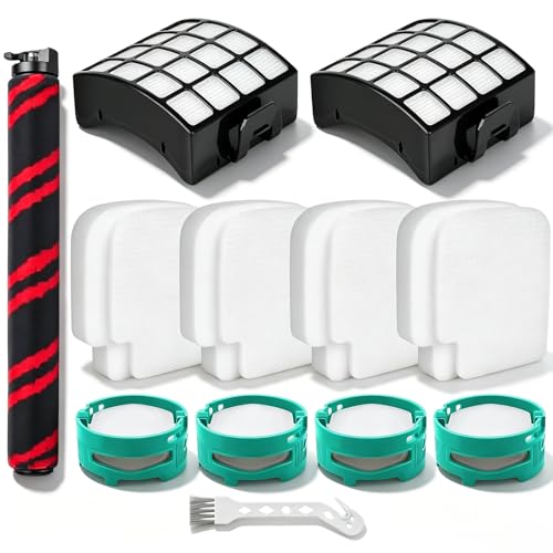Image of AZ3002 Filter Replacement for Shark Stratos AZ3002 AZ3000 Powered Lift-Away Upright Corded Vacuum, Include 1 Soft Roller Brush, 2 HEPA Filters, 4 Foam & Felt Kit, 4 Odor Neutralizer Cartridge