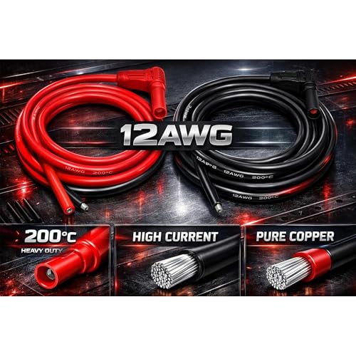 Image of Right-Angle Insulated Safety Banana Plug Test Lead Connectors, 4mm Gold-Plated, 3 ft
