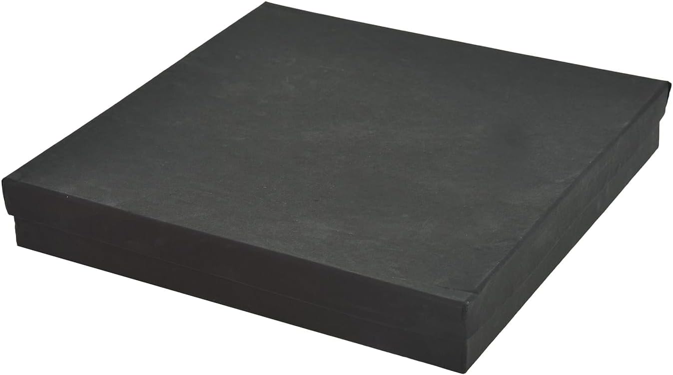 Jain Enterprises Decorative Fine Paper Black Cardboard 1 Box for photo frames, paintings, Gift Hampers, Storage Boxes for Clothes (Pack of 1)