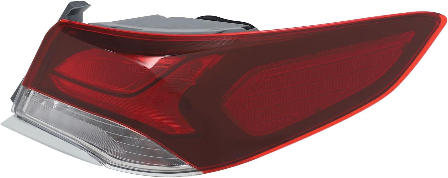 Right Tail Light Fits for 2018-2019 Hyundai Sonata(Only For Halogen Models), OEM 92402C2500(Passenger Side)
