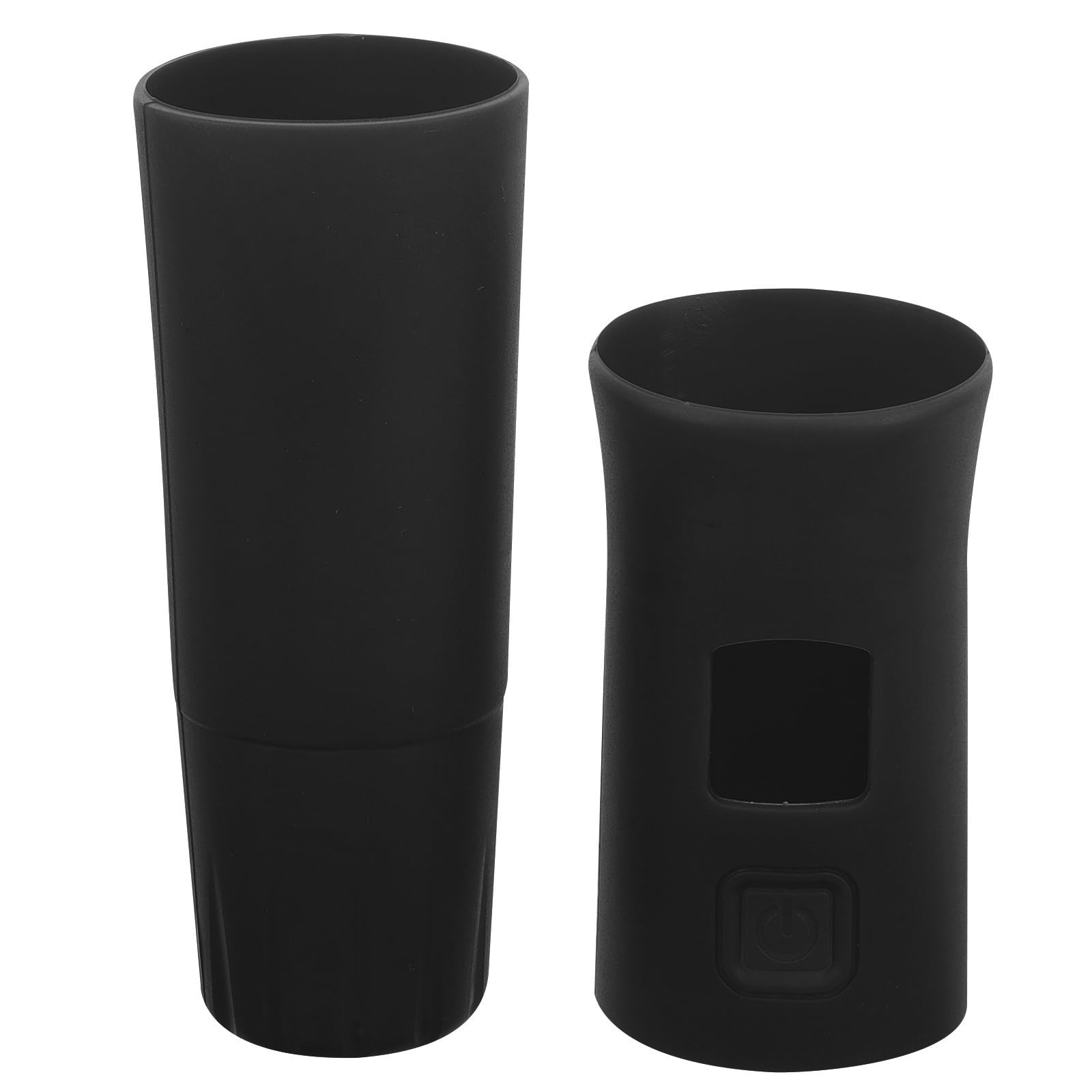 F320 Handle Mic Protective Silicone Sleeve Black Wireless Shockproof Cover for S-320 4.21x1.57 Inch Reusable for Ktv Stage Interviews