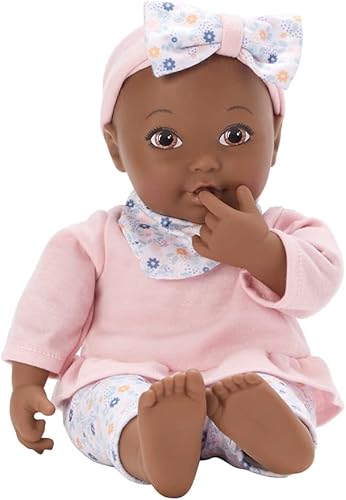 Miniatura 5 de Madame Alexander Muñeca de abrazos y risas de 13", tono de piel oscuro