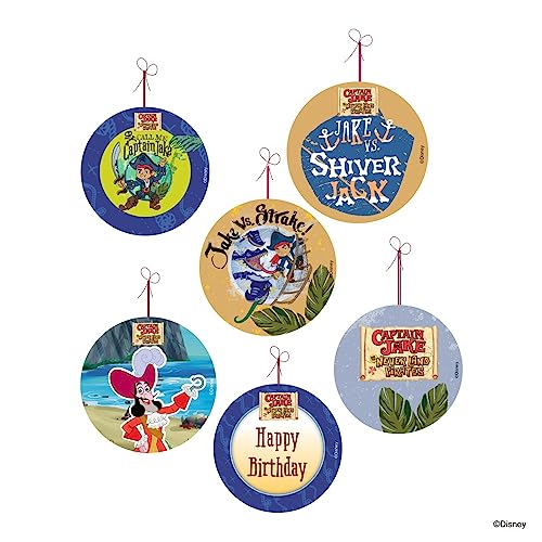 Image of PRETTY UR PARTY Captain Jake Party decorations Kit - 80 pcs include Bunting, balloons, thank you,centerpiece,danglers,Caps, Pirate Party Supplies, Pirate Birthday Decor, DIY Decor for Kids