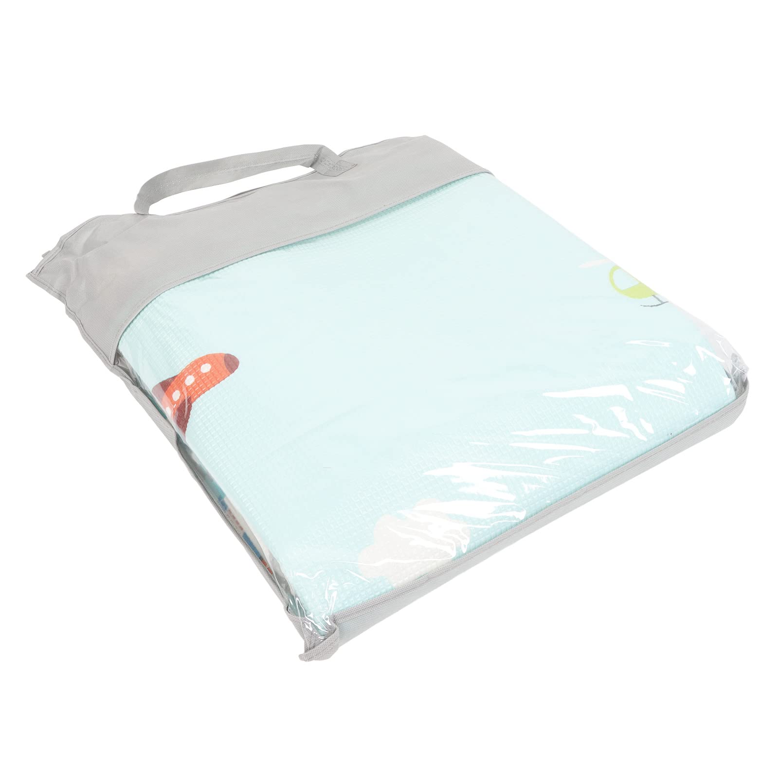 Omabeta Baby-Spielmatte, Schaumstoff-Krabbelmatte mit Aufbewahrungstasche, Faltbare, Leichte Spielmatte für den Innen- und Außenbereich, Picknickdecke 180 X 150 X 0,5 Cm