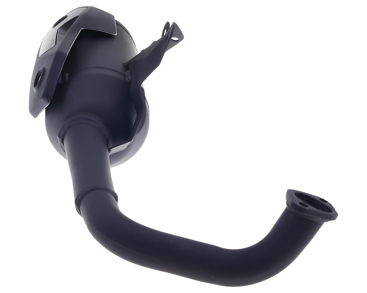Auspuff TECNIGAS Silent Pro Black kompatibel mit CPI Aragon GP 50 Typ JR45 | Komplette Auspuffanlage, Motortyp China 1E40QMB; kompatibel mit KEEWAY ARN 50 E2, Easy 50 E2; nur mit hinterer Trommelbremse