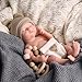 BABESIDE Lifelike Reborn Baby Dolls Full Body Silicone, 12 Inch Weighted Silicone Full Body Realistic Newborn Real Life Baby Dolls Boy with Accessories for Kids Ages 3+ & Collectors