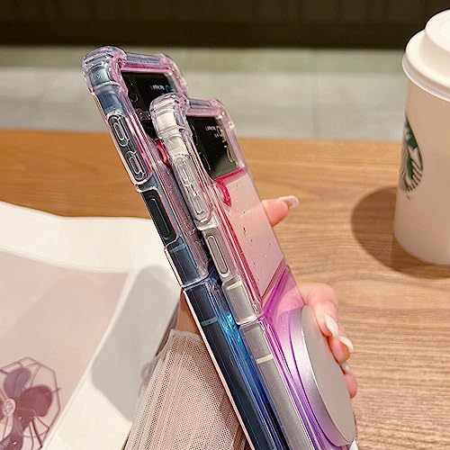 Coque Galaxy Z Fold 3 4 magnétique et pliable à paillettes - 4