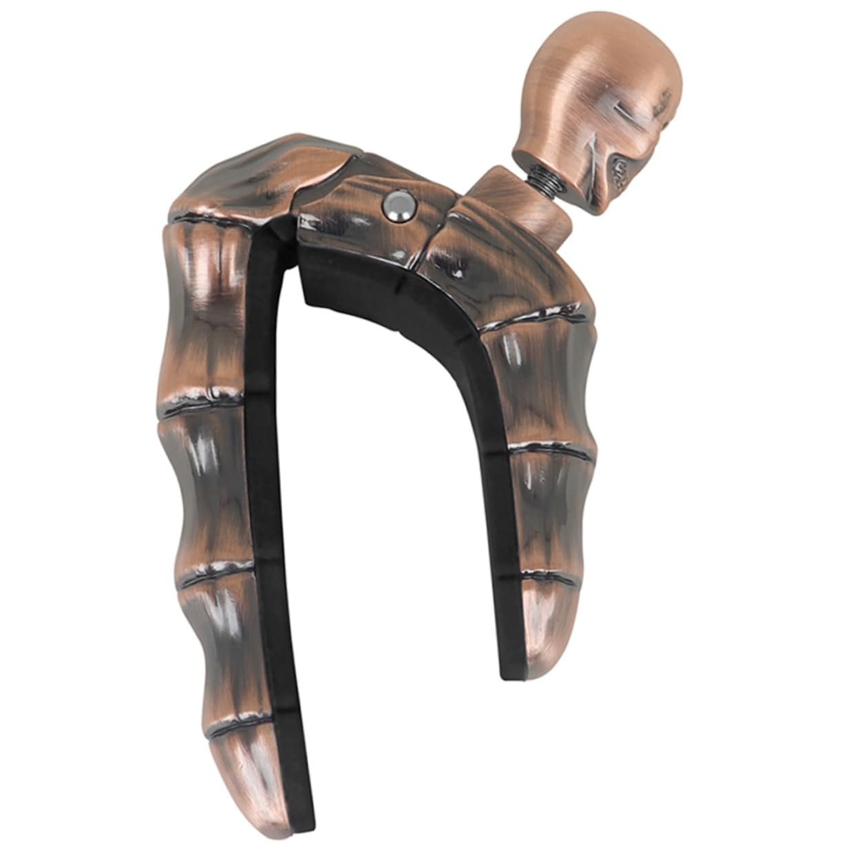 Capo per Chitarra e Ukulele a Forma di Teschio in Lega di Zinco Presa Antiscivolo