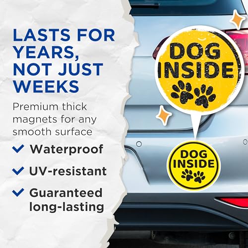 (2 Pack) Imanes Dog Inside - Fur Baby On Board miniatura 4