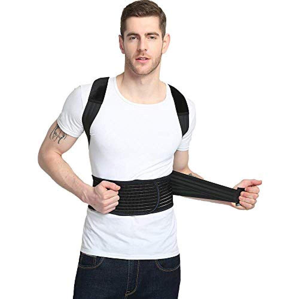 SanQ-Seven Best Posture Corrector,(Back Support) BeltAdult Correction Belt Artifact Correction Belt for Men and Women@Medium