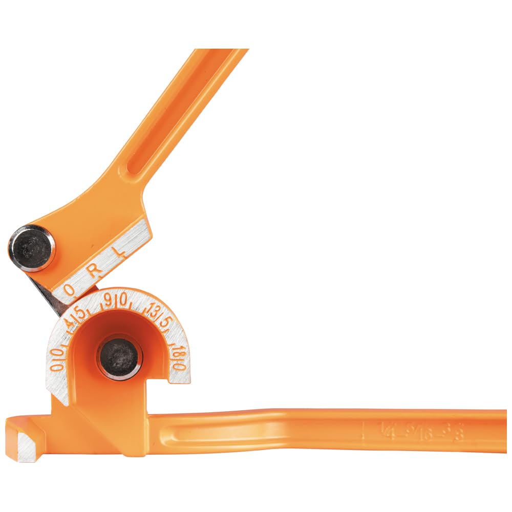 Klein Tools Cintreuse de tubes 3 en 1 51006 de 1/4, 5/16 et 3/8" OD, coude en cuivre souple, aluminium, paroi mince en acier jusqu'à 180 degrés