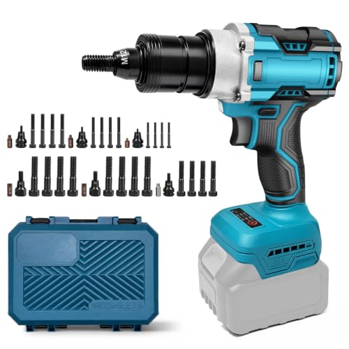 Remachadora Compatible con Makita 18V para Tuercas Remachables M4-M12