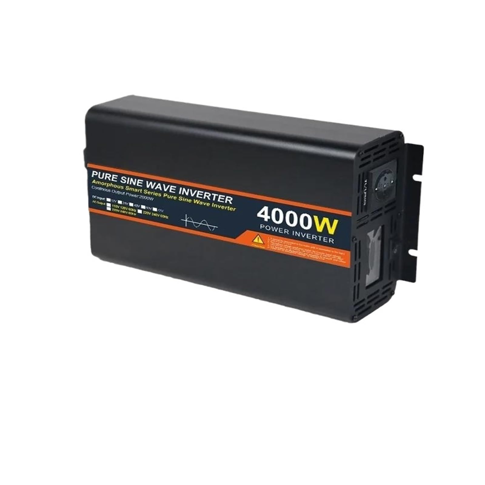 Onda Sinusoidale Convertitore Corrente Inverter A Onda Sinusoidale Pura Da 4000 W E 5000 W, CC 12 V 24 V A CA 220 V 50 Hz 60 Hz Convertitore Portatile Potenza Inverter Solare(12v 4000W)