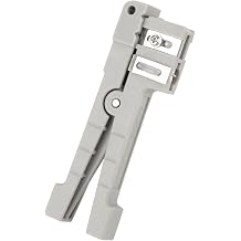 45-162+45-163 Fiber Optic Buffer Tube Stripper, Coaxial Cable Stripping Tool, Grey, Plastic