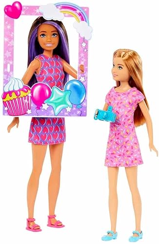 Miniatura 3 de Barbie Celebration Fun Birthday Skipper y Stacie Doll 2 unidades
