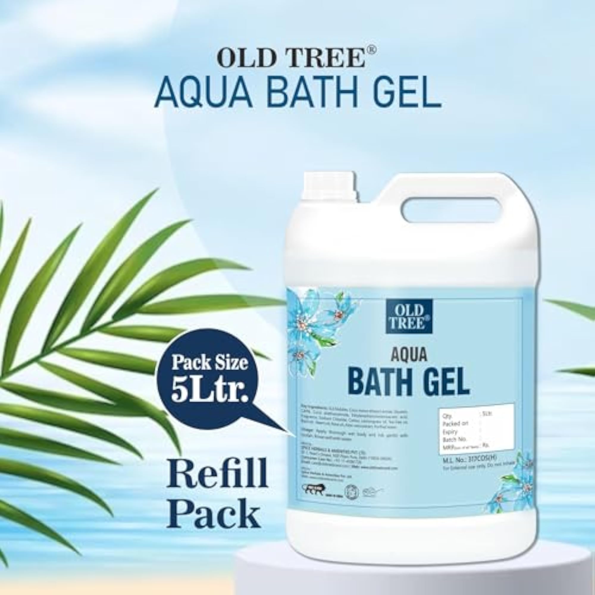 Aqua Body Wash Gel 5L Refill Kit