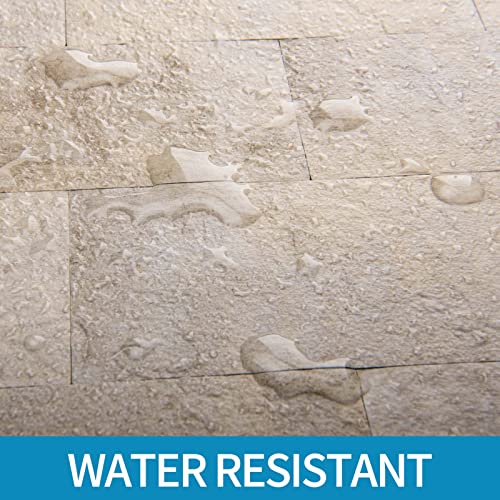 Image of Art3d Peel and Stick Backsplash, Stick on Wall Tile, 10-Pack, Stone Beige