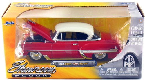 ミニカー 1953 CHEVY BEL AIR 1/24 1953 Chevy Bel Air 1:24 Scale (Red) : Amazon.pl: Arts & Crafts