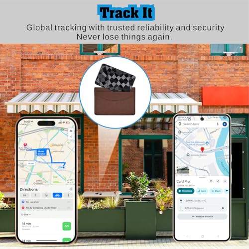 Image of 2026 New Wallet Tracker for Both iOS & Android Phones, Dual System Rechargeable Tracking Card Compatible with Apple Find My & Google Find Hub Device for Luggage, Passport, Purse Gift