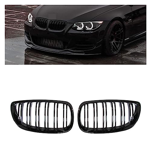 Grille pare-choc avant centrale E92 E93 M3 2009-2013 calandre racing double ligne lattes