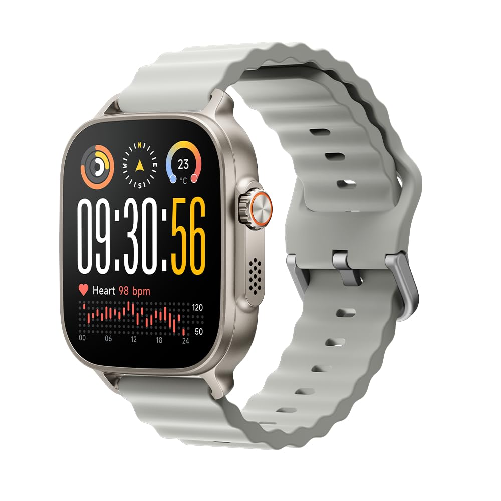 realme Watch 5, Smartwatch with 1.97 inch AMOLED screen, Bluetooth calls, 14 days autonomy, IP68 water resistance, pedometer, heart rate monitor, sleep, 110+ fitness modes