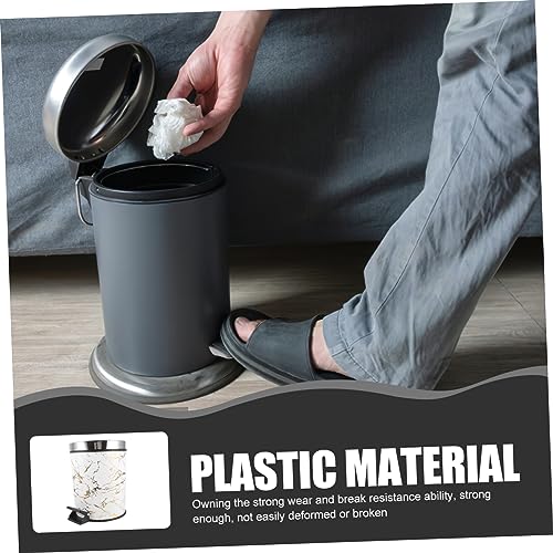 Caneca de basura rectangular con pedal Mobestech 8L miniatura 2